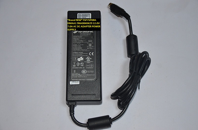 *Brand NEW* FSP 12.0V 7.0A 9NA0840429 FSP084-DMAA1 AC DC ADAPTER POWER SUPPLY - Click Image to Close